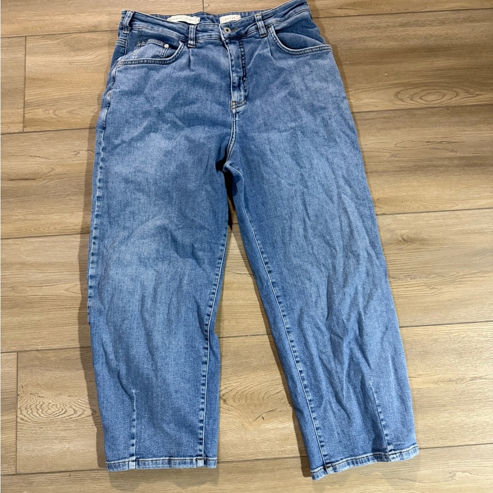 Pilcro and the Letterpress Light Blue Boyfriend Jeans